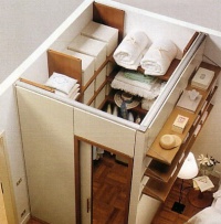 Дизайн маленькой гардеробной комнаты